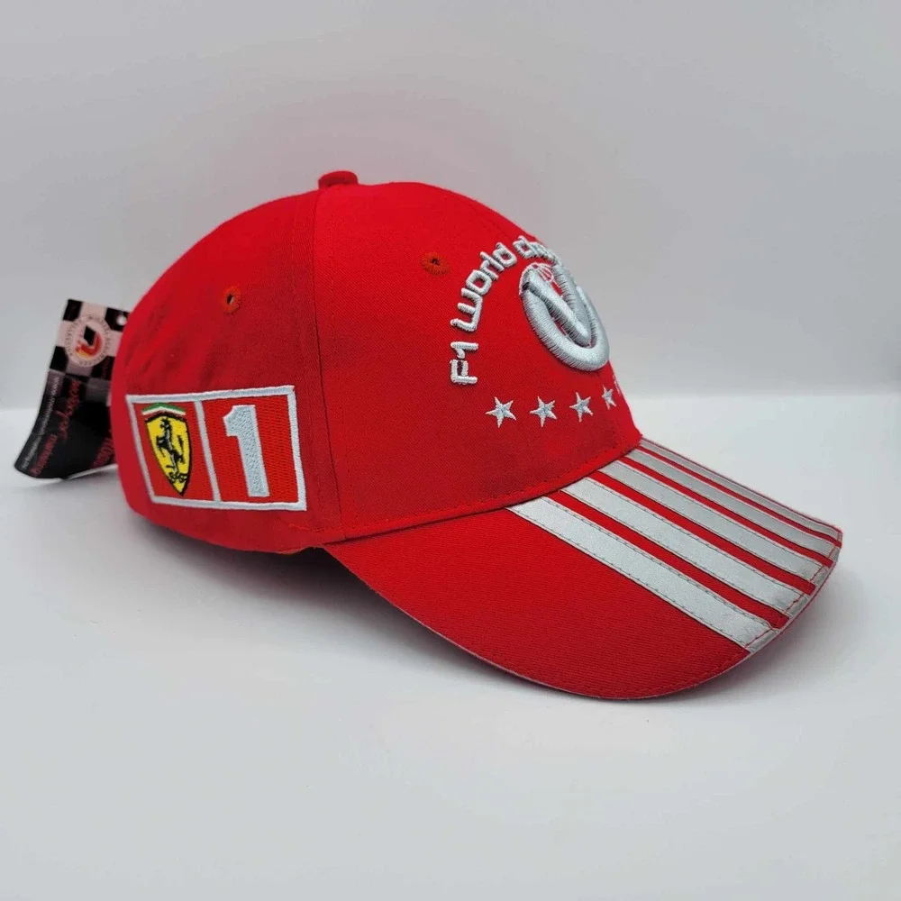 Michael Schumacher Vintage Ferrari F1 Racing Strapback Hat